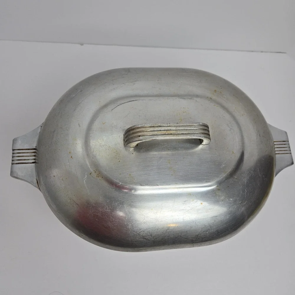 Wagner Ware 4265  Magnalite Vtg Sidney Dutch Oven Roaster Aluminum Pot With Lid